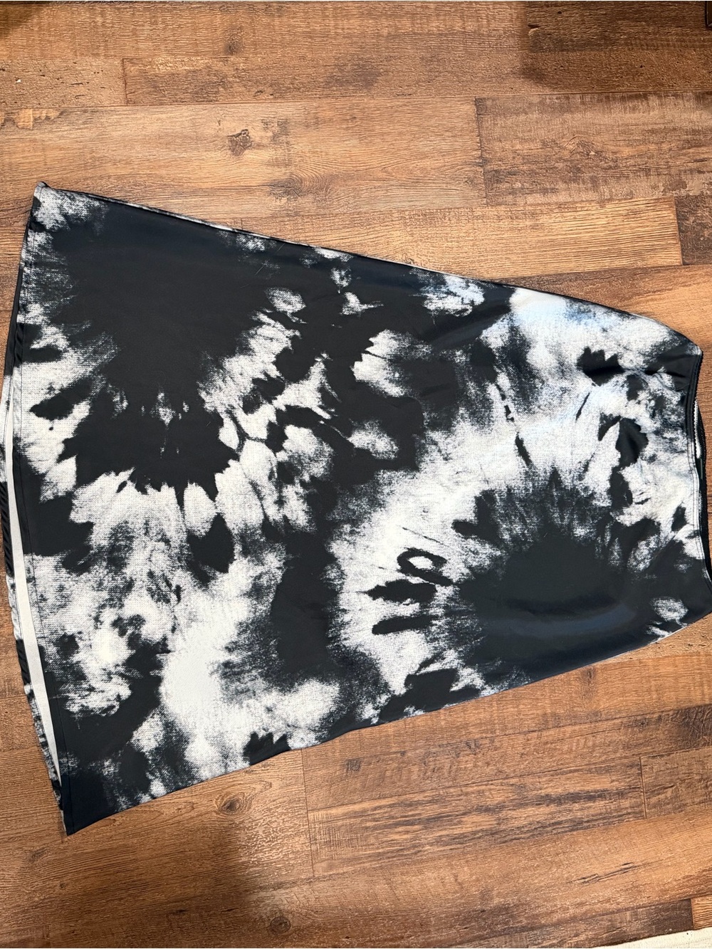 wild fable Black and White Tie-Dye Skirt